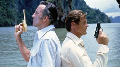 The Man With The Golden Gun (James Bond), Christopher Lee, Roger Moore    1974